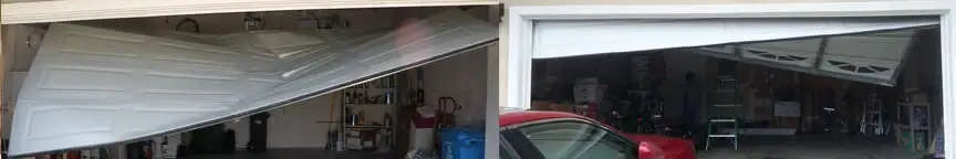 garage door off track repair hayward ca