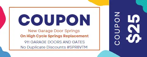 Garage Door Spring Replacement Coupon