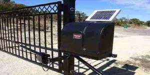 solar powered gate opener